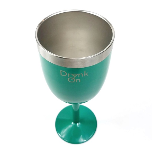 10oz Stainless Steel Wine Tumbler w/ a FREE Straw - Picture 4 of 7